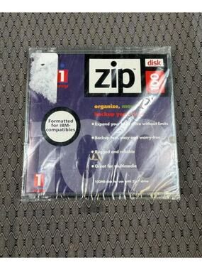 iomega 100MB IBM Formatted Zip Disk Sealed NEW